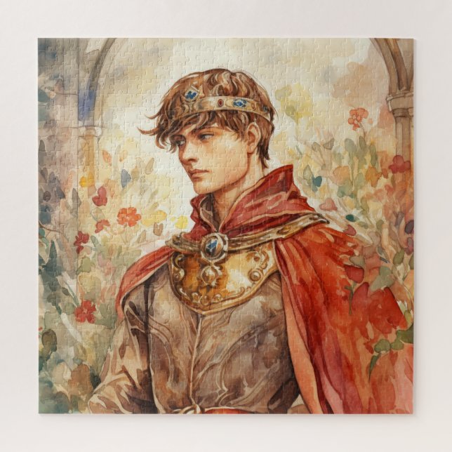 Medieval Prince Jigsaw Puzzle (Vertical)