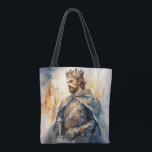Medieval Prince Tote Bag<br><div class="desc">A Watercolour portrait of a Medieval prince</div>