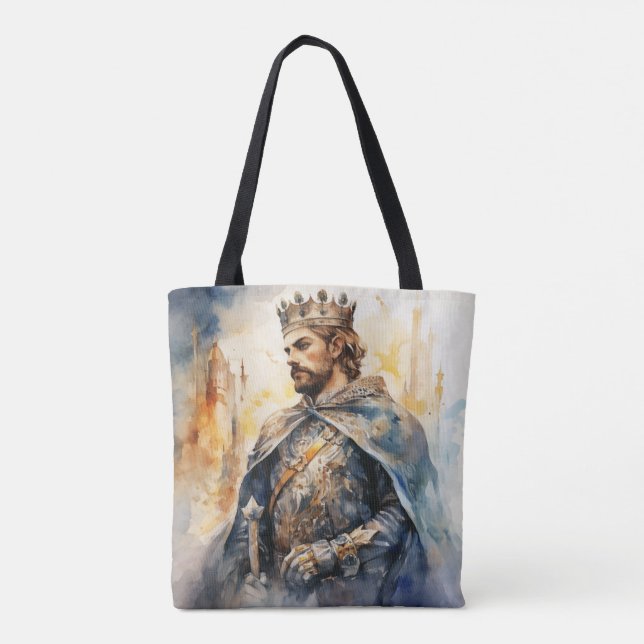 Medieval Prince Tote Bag (Back)