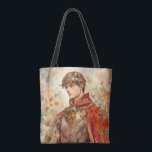 Medieval Prince Tote Bag<br><div class="desc">A Watercolour portrait of a Medieval prince</div>