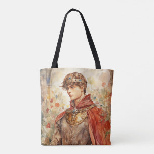 Medieval Prince Tote Bag