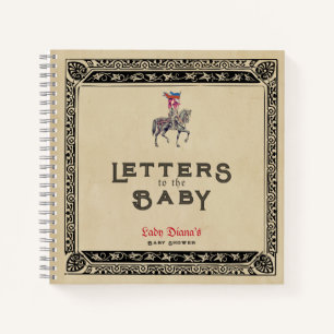 Medieval Renaissance Knight Renfaire Baby Shower Notebook