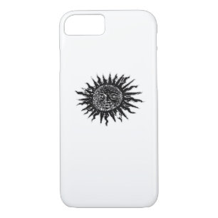 Medieval Sun Engraving - Whimsigoth Aesthetic - Wh Case-Mate iPhone Case