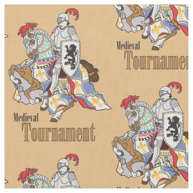 Medieval Tournament Fabric (Close Up)