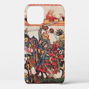 MEDIEVAL TOURNAMENT, FIGHTING KNIGHTS AND DAMSELS iPhone 12 CASE