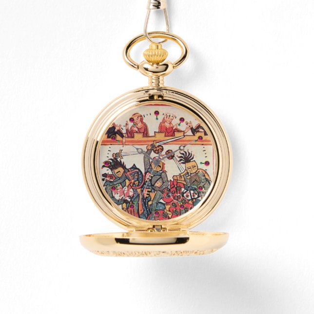 MEDIEVAL TOURNAMENT, FIGHTING KNIGHTS AND DAMSELS WATCH (Front)