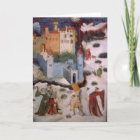 Medieval village scene