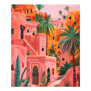 Medina Dreams: Moroccan Oil Art Photo Print