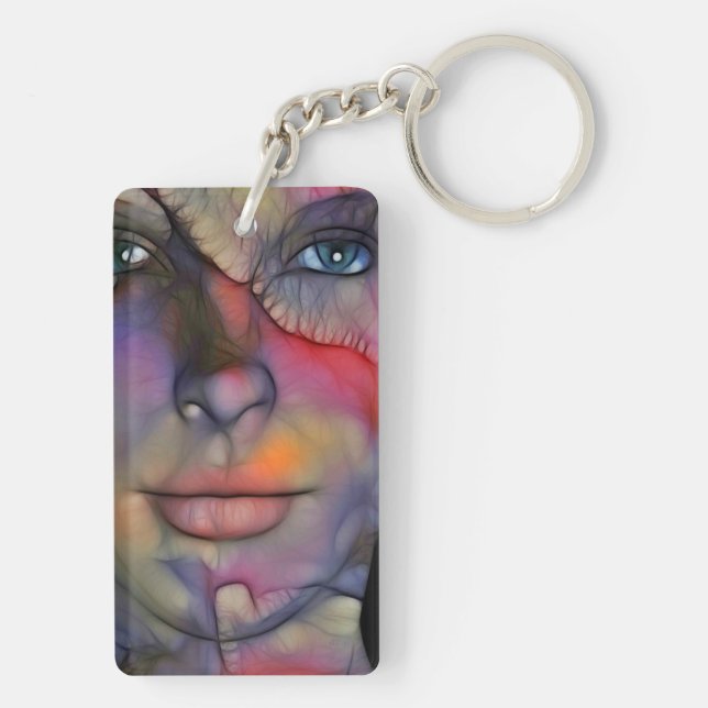 Medina / Face Composing Key Ring (Back)