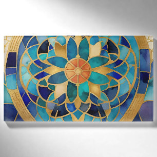 "Medina Maze: Moroccan-Inspired Geometric Design f Name Tag