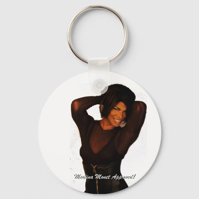 Medina Monet Approved merchandise! Key Ring (Front)