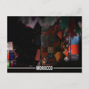 Medina of Marrakesh - Marrakesh Souks, Morocco Postcard