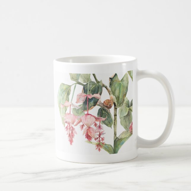 Medinilla Botanical Art Illustration  Coffee Mug (Right)