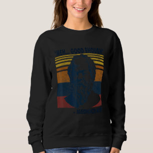 Mediocrates Meh Good Enough  Lazy Logic Sloth Wisd Sweatshirt
