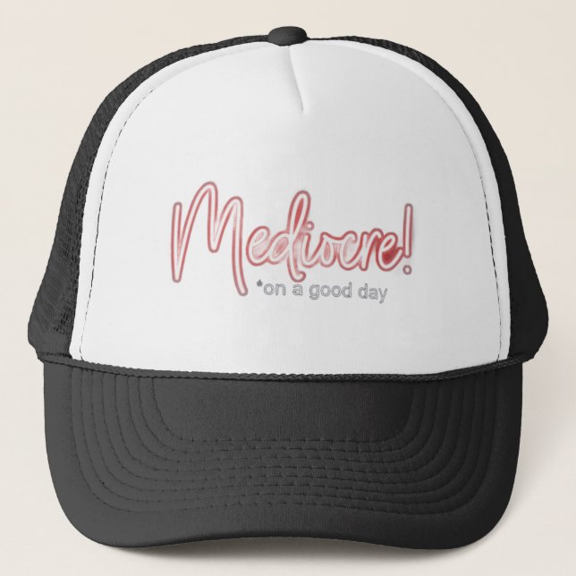 Mediocre! Baseball Hats (Front)
