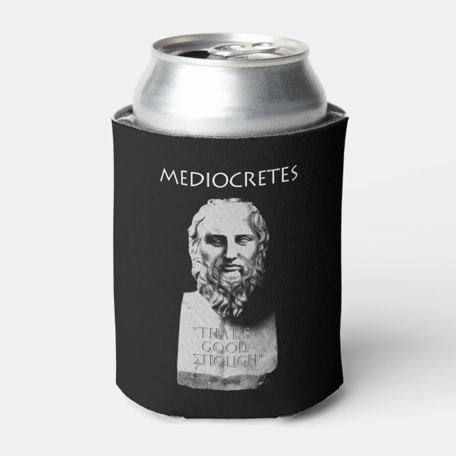 Mediocretes (Philosopher of The Mediocre) Can Cooler (Can Front)