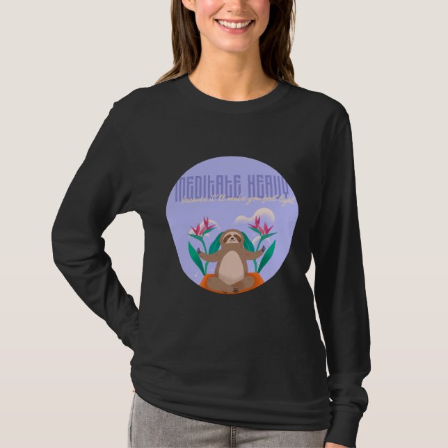 Meditate Heavy T-Shirt (Front)