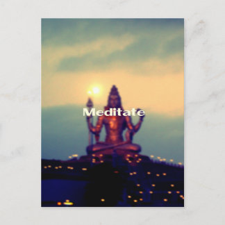 Meditate Postcard