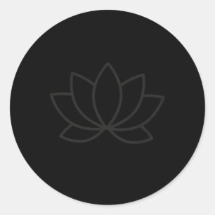 Meditate Yoga Meditating Trust The Universe Classic Round Sticker