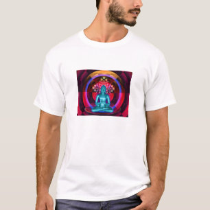 Meditating Blue Buddha Men's Shirt