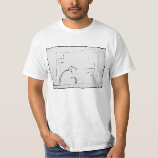Meditating Daruma original zen painting T-Shirt