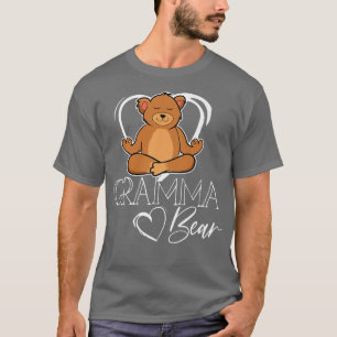 Meditating Gramma Bear - Grandma Bear Premium T-Shirt
