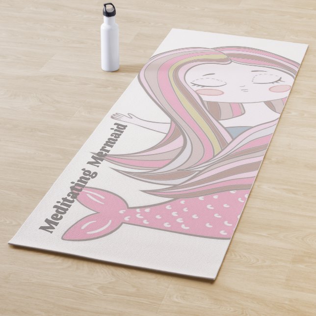 Meditating Mermaid Yoga Mat (In Situ)