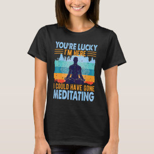 Meditating Spiritual Buddha Meditation Man T-Shirt