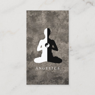 Meditating Women Business Card
