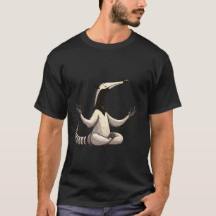 Meditation Anteater Yoga Pose Relaxing Animal T-Shirt