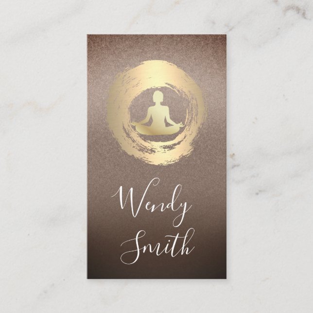 Meditation Business Card (Front)