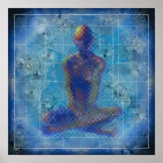 Meditation by T.Orr Poster (Front)