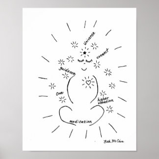 Meditation Canvas Poster
