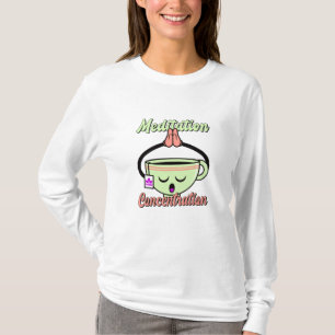 Meditation Concentration Cute Coffee Mug Kawaii T-Shirt