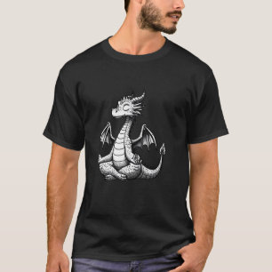 Meditation Dragon Yoga Pose Relaxing Animal T-Shirt