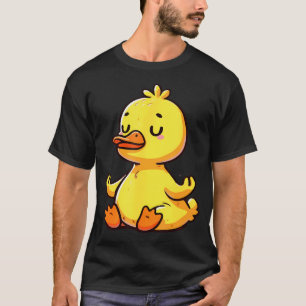 Meditation Duck Yoga Pose Relaxing Animal T-Shirt