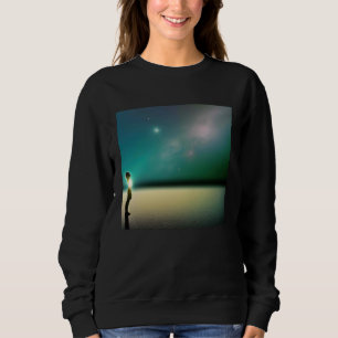 Meditation Enlightment Spiritual Yoga Transcendent Sweatshirt
