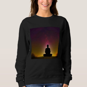 Meditation Enlightment Spiritual Yoga Transcendent Sweatshirt