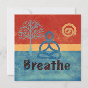 Meditation Flat Note Card