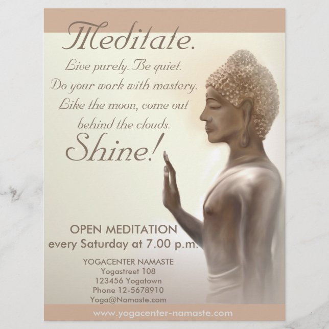 Meditation Flyer (Front)