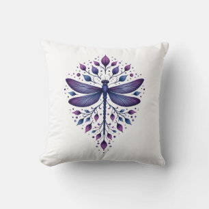 Meditation Fractal Geometry Spiritual Yoga Dragonf Cushion