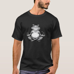 Meditation Frog Toad Yoga Pose Relaxing Animal T-Shirt