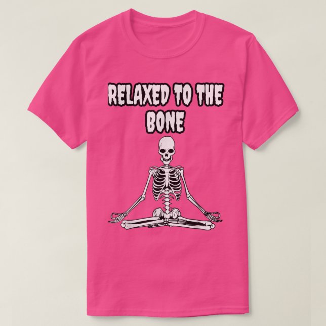 Meditation, Fun, Halloween, YogaPose FunnyNamaste  T-Shirt (Design Front)