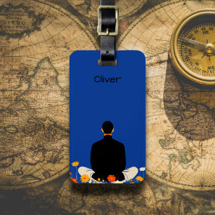 Meditation in Nature Luggage Tag