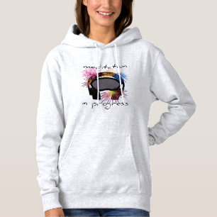 meditation in progress hoodie