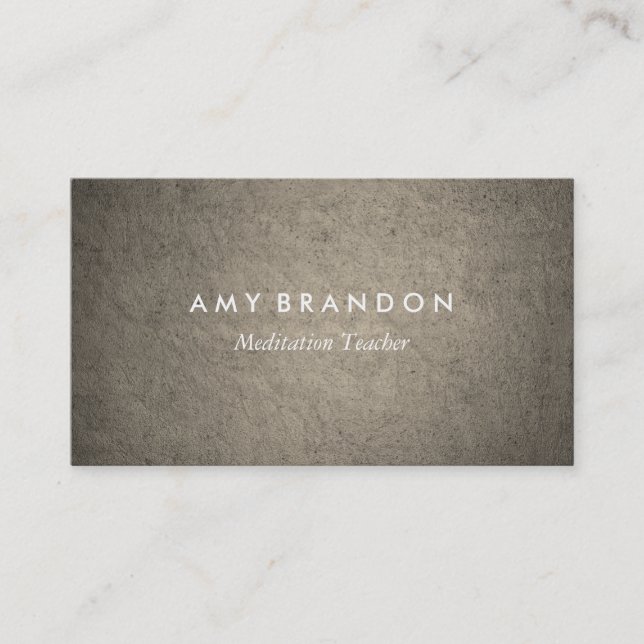 Meditation Instructor Business Card (Front)