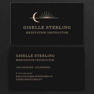 Meditation Instructor Business Card