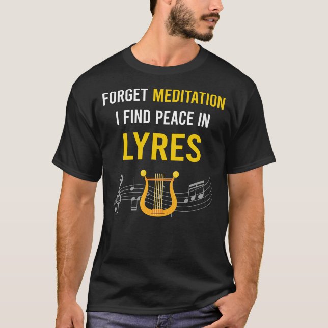 Meditation Lyre T-Shirt (Front)
