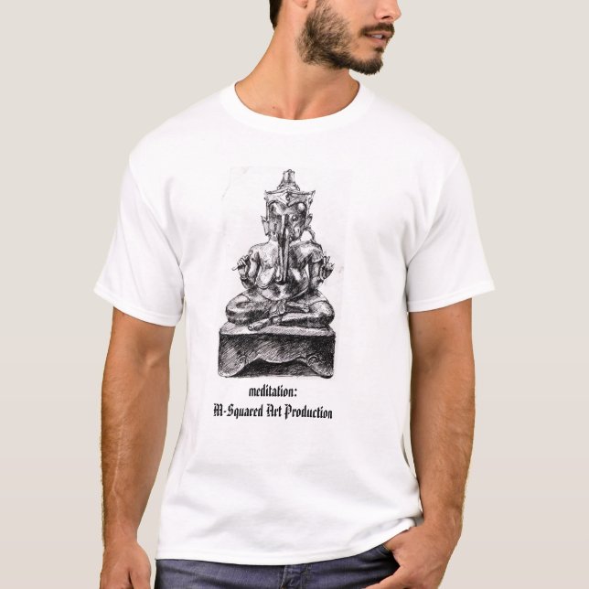 meditation:M-Squared Art Production T-Shirt (Front)