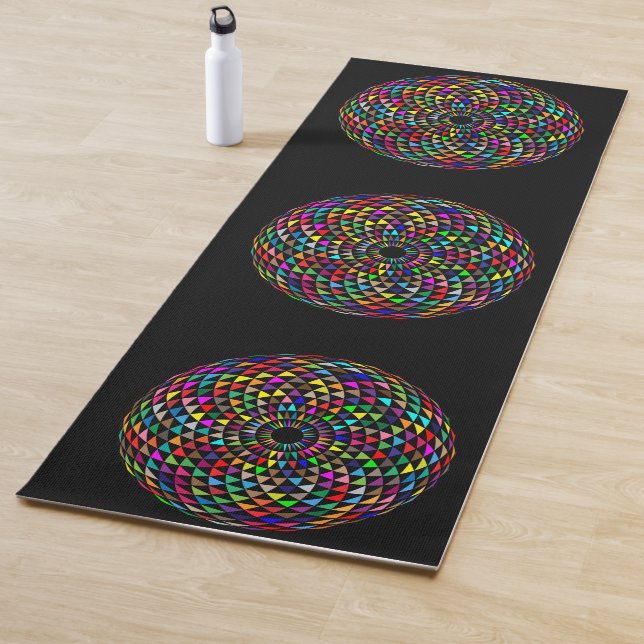 Meditation Mandala Colourful Yoga Mat (In Situ)